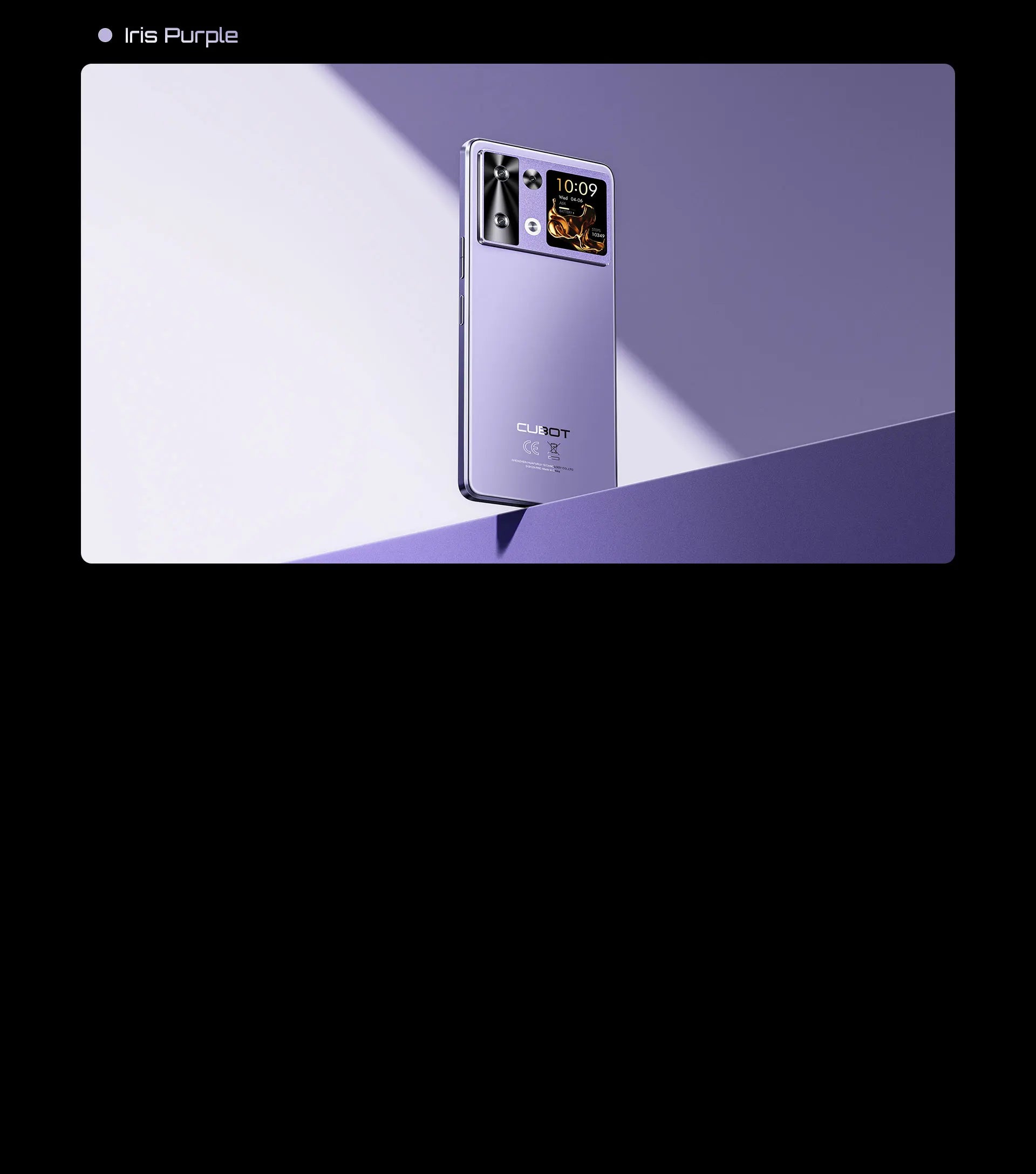 Cubot P90 4G Smartphone Helio G100 Octa-core 24GB+256GB 6.88-Inch 120Hz Display 5100mAh Battery 64MP Camera Android 15 Phone