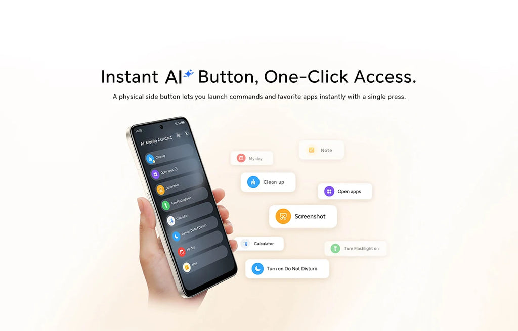 Original Global Version HONOR X7d 4G 8GB+256GB 6.77'' TFTLCD Screen 108M Main Camera 6500mAh 35W SuperCharge MagicOS 9.0