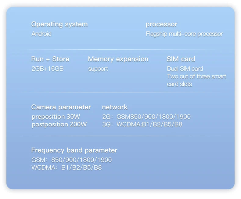 SERVO 16SE Mini Smartphone 16GB ROM Android 9.0 Wifi Dual SIM Standby Play Store 3G WCDMA 3.0"Little Smart Cellphone New Version