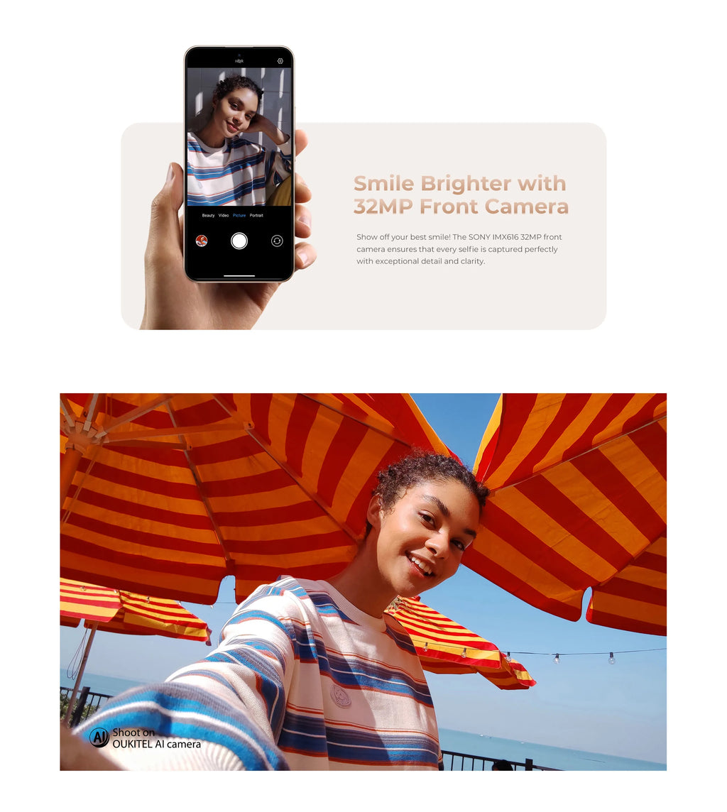 OUKITEL P1 PRO Smartphone Android 15, 6.7-inch FHD+ AMOLED 120Hz, 24(8+16)GB+512GB ROM Dual 4G Cellphone, 5150mAh Battery