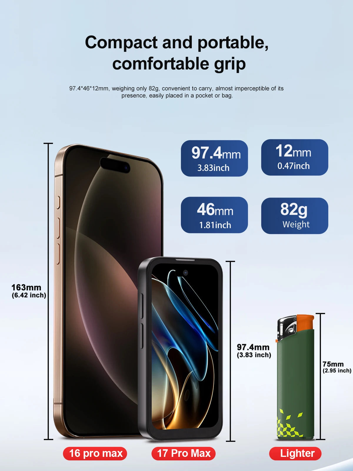 SERVO 17 PRO MAX mini Smartphone 3.75"  Mobile Phones