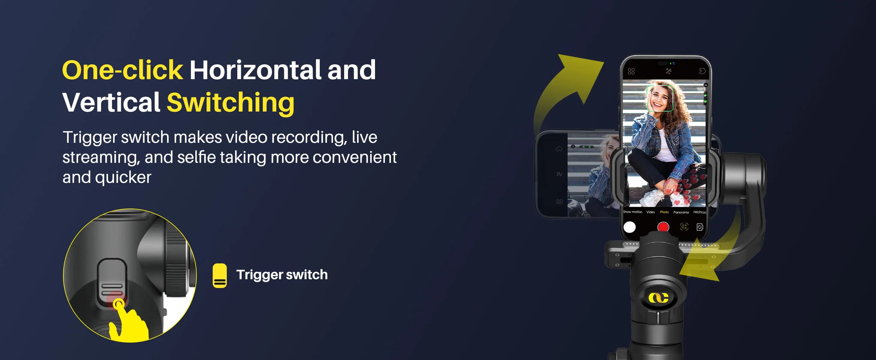 AOCHUAN Smart S2 Smartphone Gimbal Stabilizer with microphone Professional 3-axis Stabilizer For ipohne and Android Smartphone