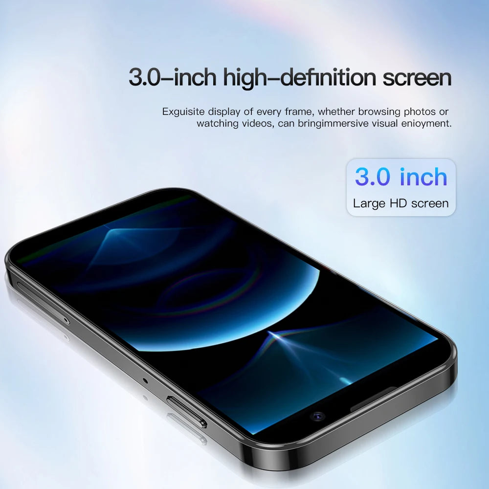 SERVO 16SE Mini Smartphone 16GB ROM Android 9.0 Wifi Dual SIM Standby Play Store 3G WCDMA 3.0"Little Smart Cellphone New Version