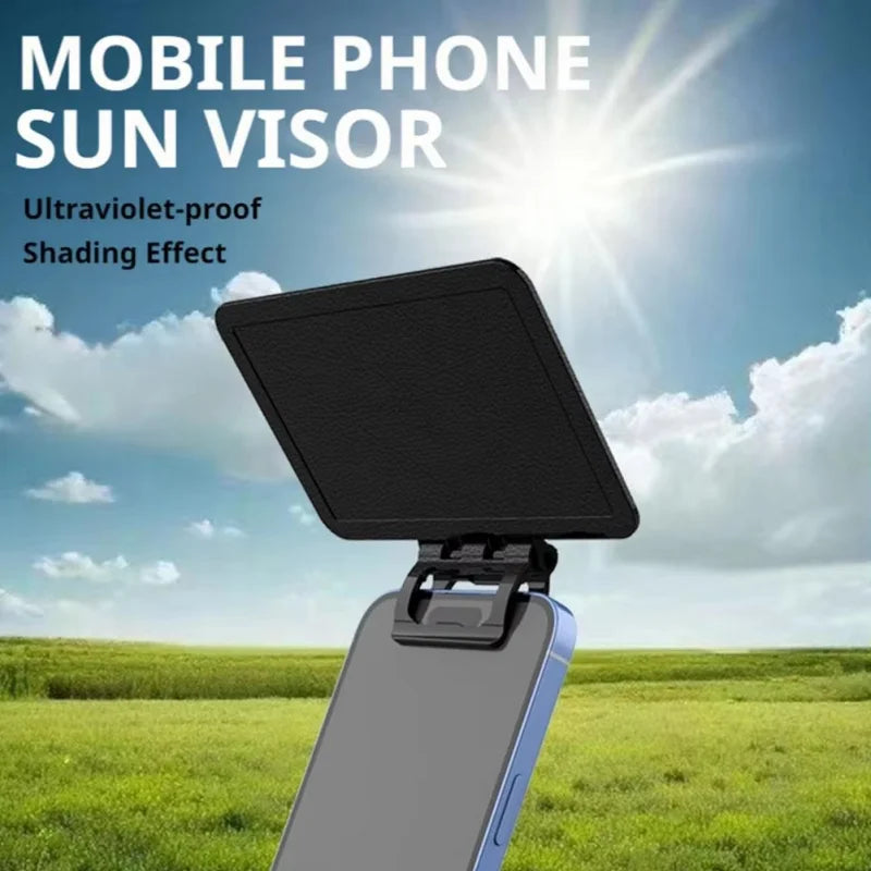 Mobile Phone Sun Visor Uv Protection Phone Screen Universal Smartphone Sunshade Cover For Outdoor Use Smartphone ﻿Shading Pad