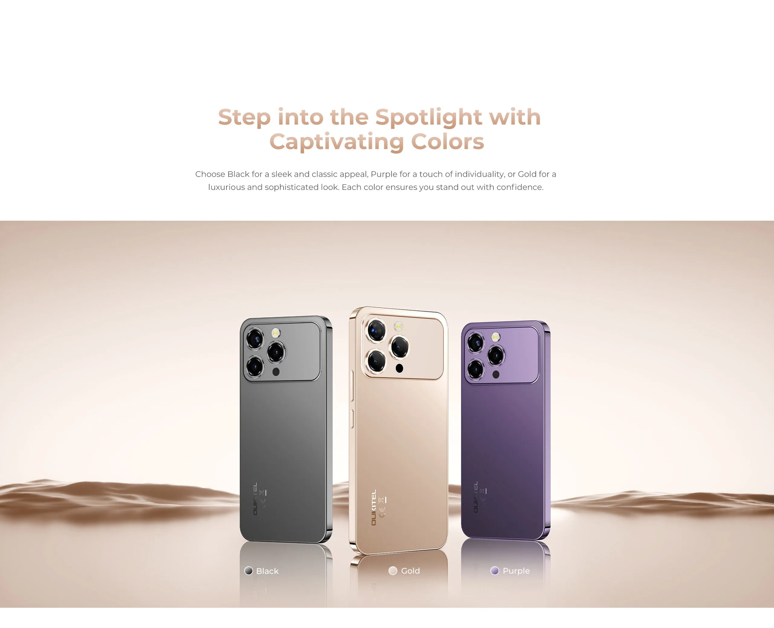 OUKITEL P1 PRO Smartphone Android 15, 6.7-inch FHD+ AMOLED 120Hz, 24(8+16)GB+512GB ROM Dual 4G Cellphone, 5150mAh Battery