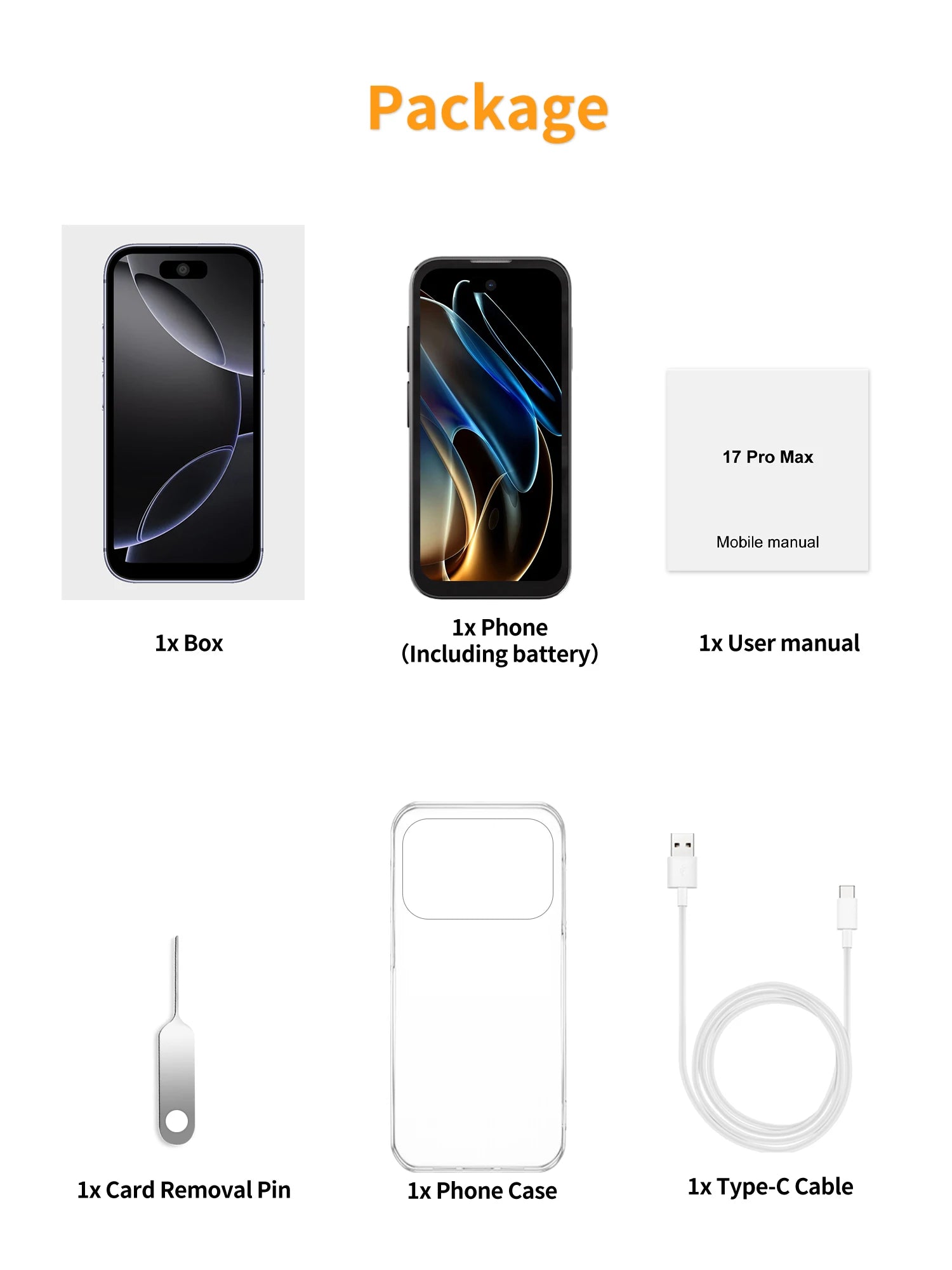 SERVO 17 PRO MAX mini Smartphone 3.75"  Mobile Phones