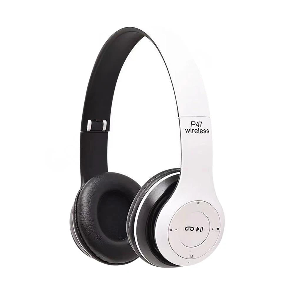 P47 Wireless Bluetooth Headphone With Microphone Foldable Headsets Bass HiFi Sound Music Stereo Earphone For Smart Phone TV Game