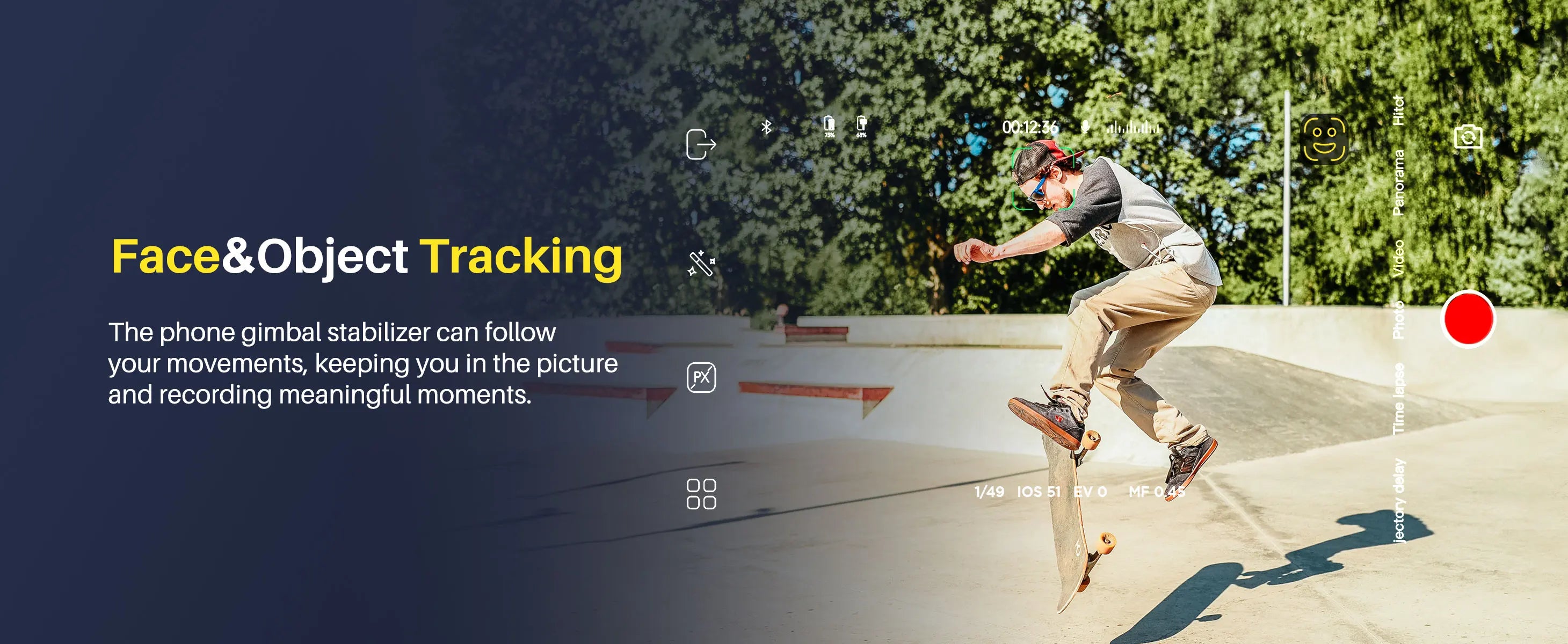 AOCHUAN Smart S2 Smartphone Gimbal Stabilizer with microphone Professional 3-axis Stabilizer For ipohne and Android Smartphone