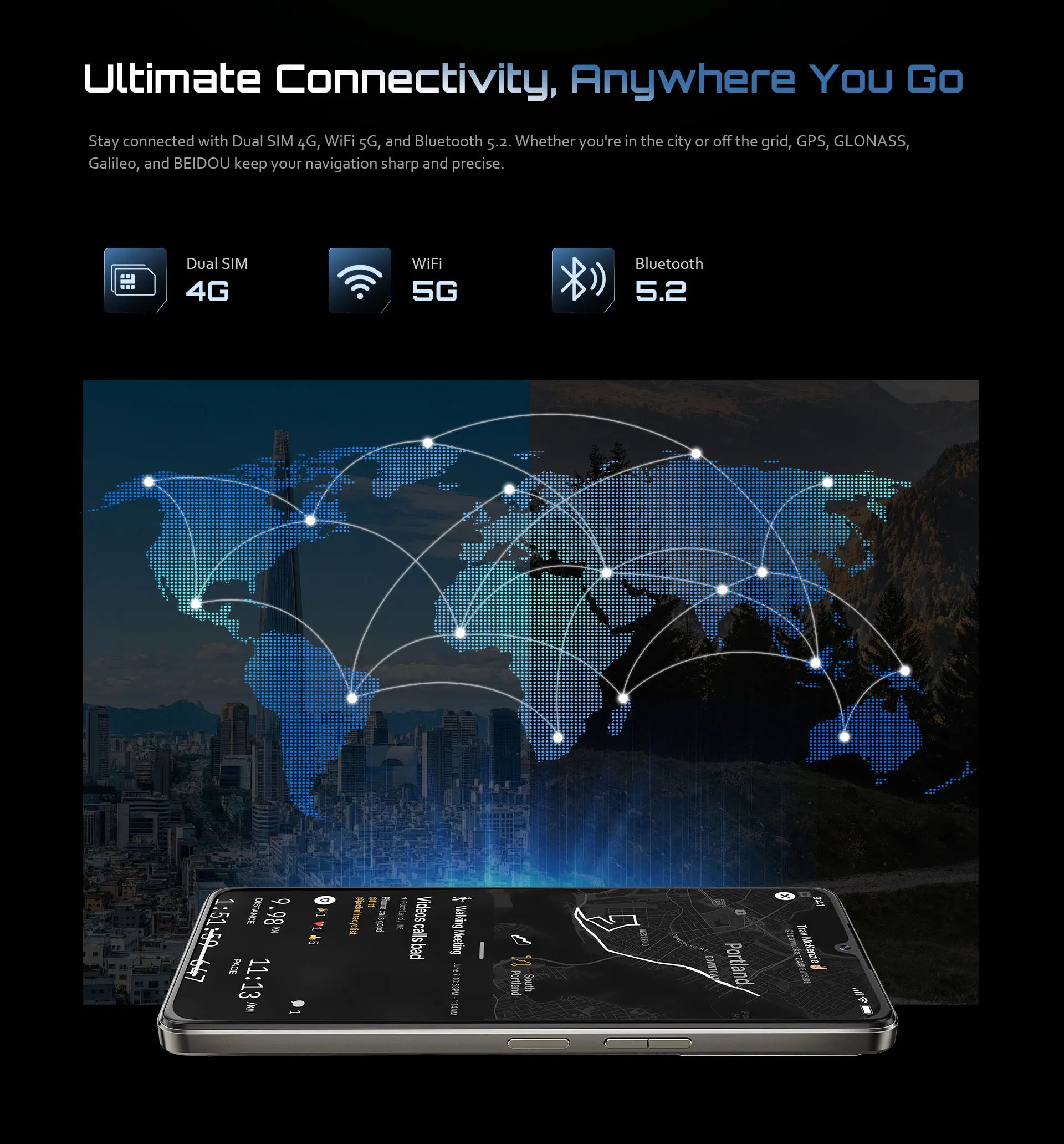 Cubot P90 4G Smartphone Helio G100 Octa-core 24GB+256GB 6.88-Inch 120Hz Display 5100mAh Battery 64MP Camera Android 15 Phone