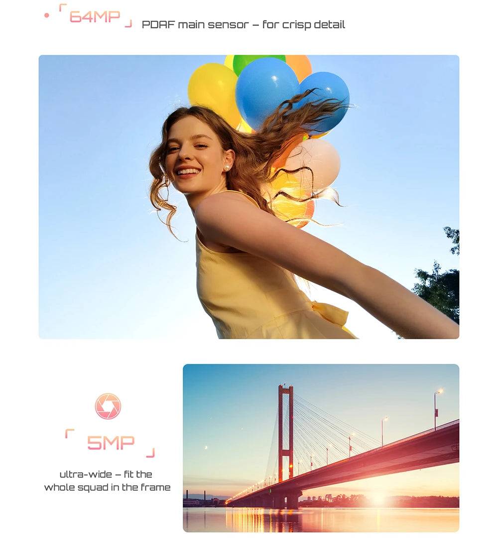 Smartphone 5G Cubot X100, Android 15, Dimensity 7025, 6nm, 2.5GHz,6.88-inch Screen,16GB(8+8),256GB, 64MP Camera, 5100mAh Battery