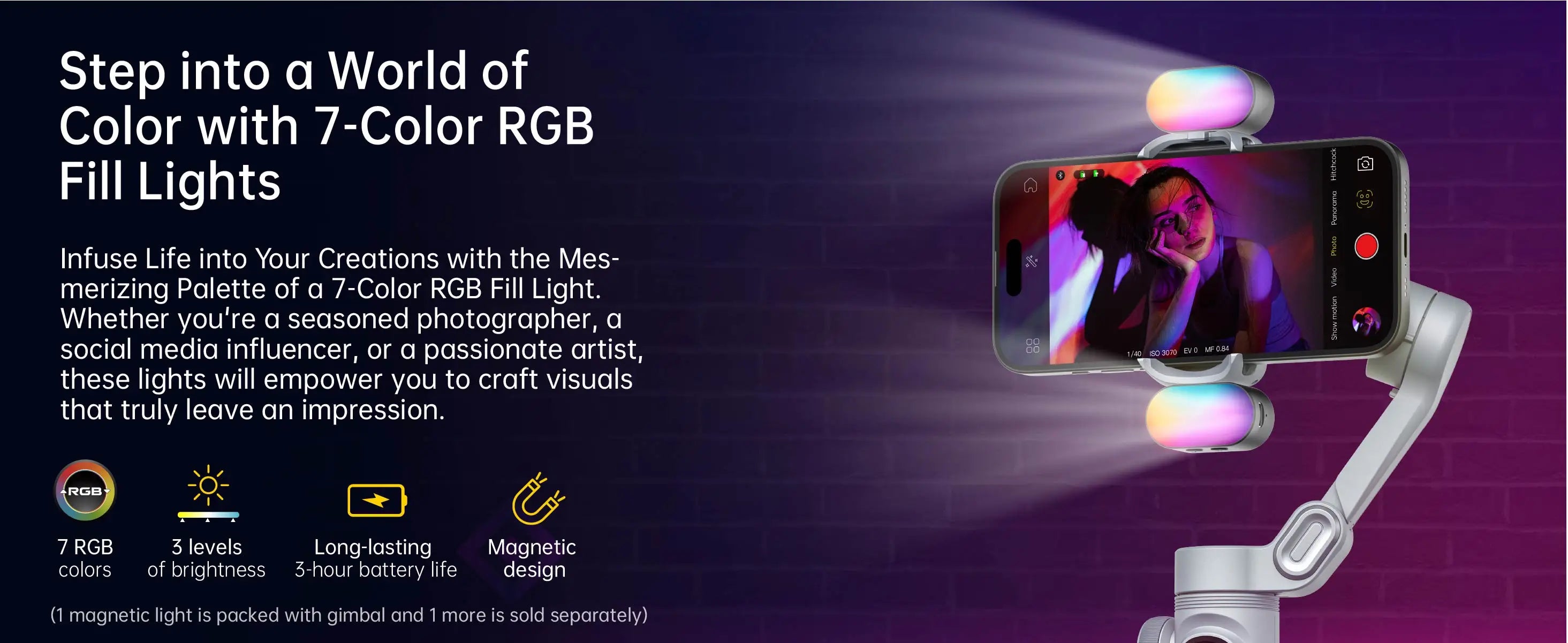 AOCHUAN Smart Xpro SmartPhone Gimbal Stabilizer Professional 3-axis stabilizer For iPhone and android Smartphone Handheld Gimbal