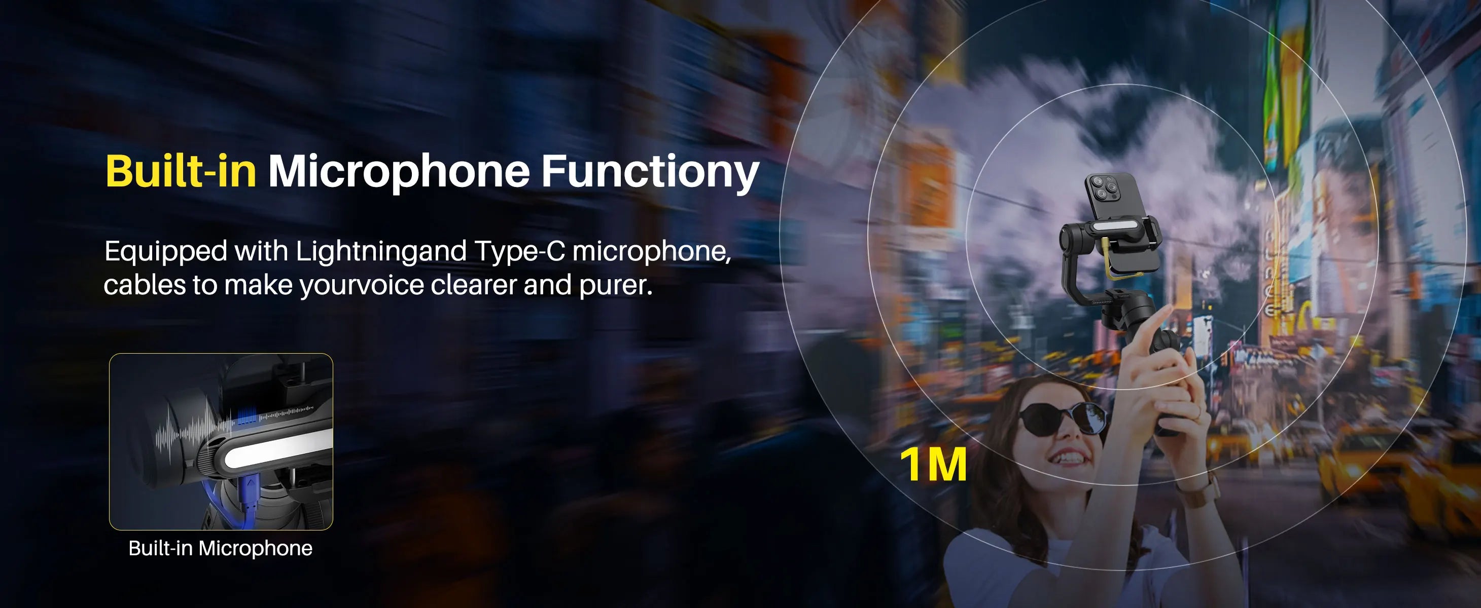 AOCHUAN Smart S2 Smartphone Gimbal Stabilizer with microphone Professional 3-axis Stabilizer For ipohne and Android Smartphone