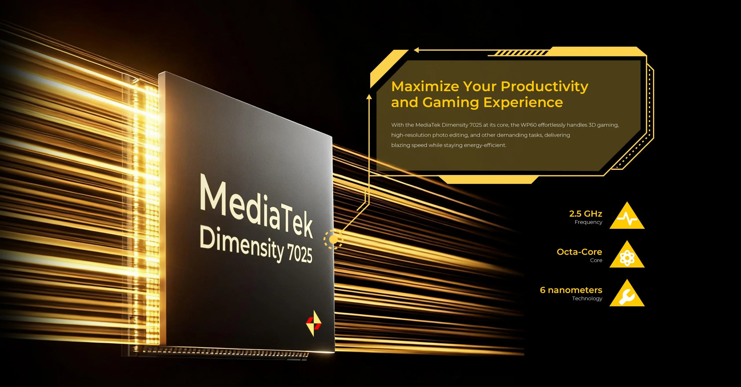 OUKITEL WP60 5G NFC Smartphone 10000mAh 48GB(16+32) +512GB, MTK 7025 Android 15 Rugged Phone, 108MP Camera, 120Hz