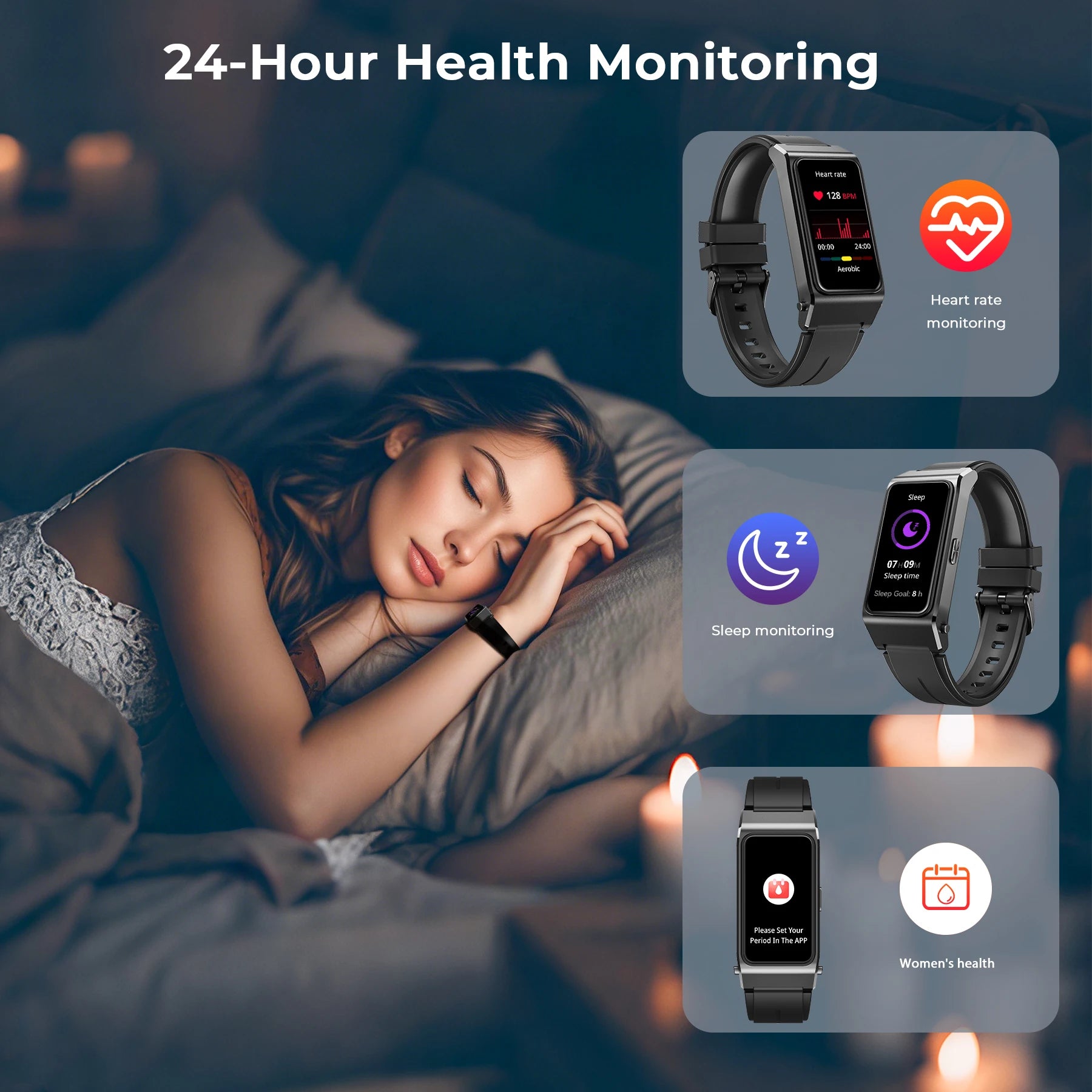 OUKITEL BT11 Smartwatch Bluetooth Headset 2-in-1, 24h Health Monitoring, 1.47" AMOLED Display, Waterproof Sports Fitness Watch