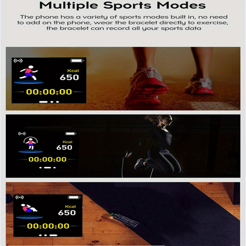 Sports Smartwatch Women Bracelet Men Smart Watch connected Music Control Player Fitness Step Sleep Monitor Y68 D20 Alarm Clock