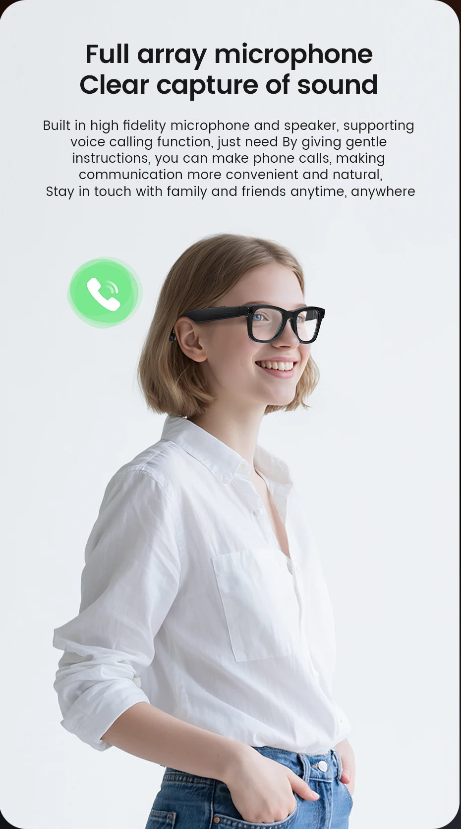 2026 Smart Glasses HD Photo Video OpenAI Record Translation Touch Photochromic Lenses Bluetooth Call Music Multifunction Glasses