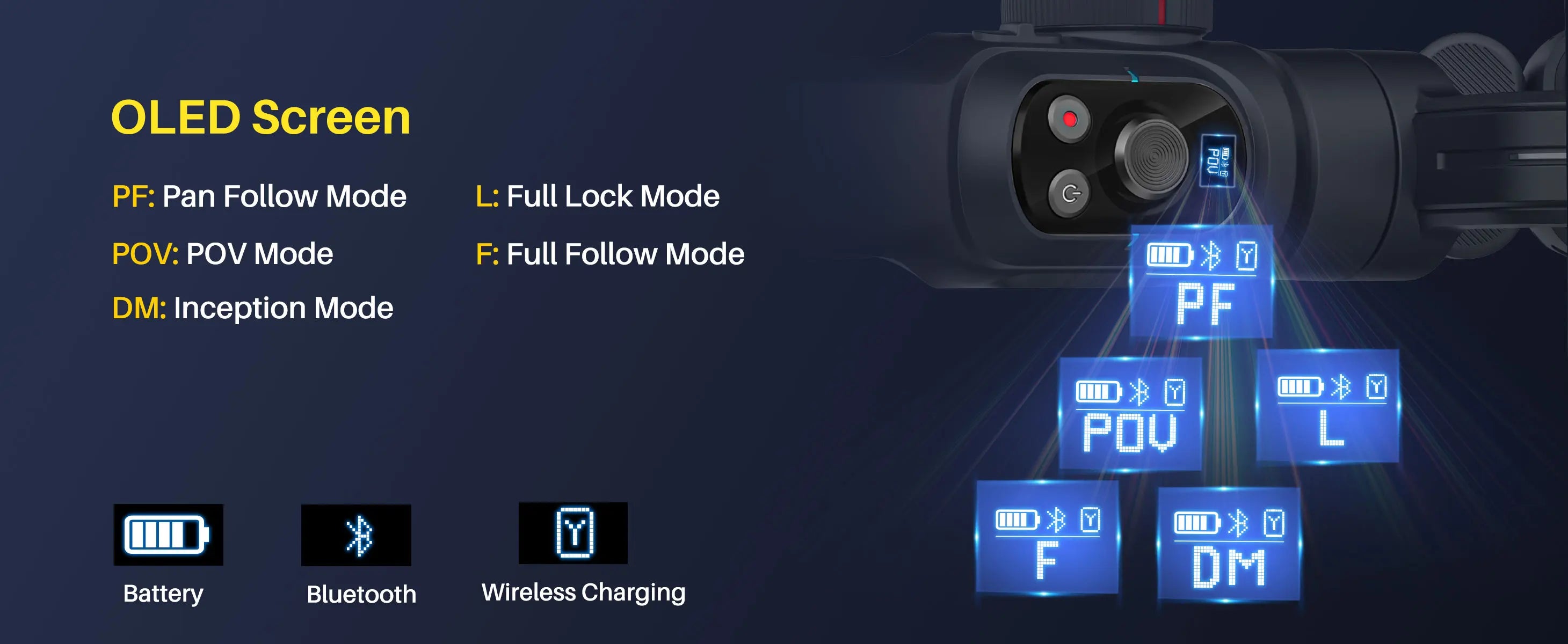 AOCHUAN Smart S2 Smartphone Gimbal Stabilizer with microphone Professional 3-axis Stabilizer For ipohne and Android Smartphone