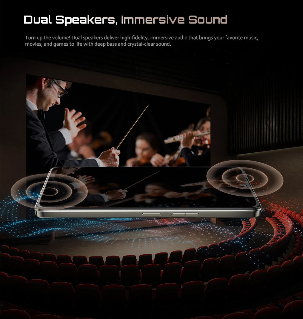 Cubot Android Smartphone P90, G100 Octa-core, 2.2GHz, Dual Speakers, 24GB+256GB, 6.88" 120Hz Screen, 64MP, 5100mAh,NFC, 4G Phone