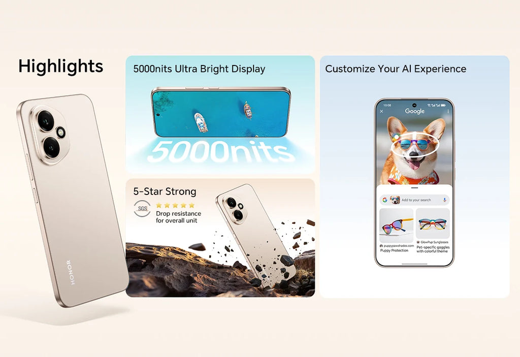 HONOR 400 5G 12GB+256GB Global Version Smartphone 6.55'' AMOLED