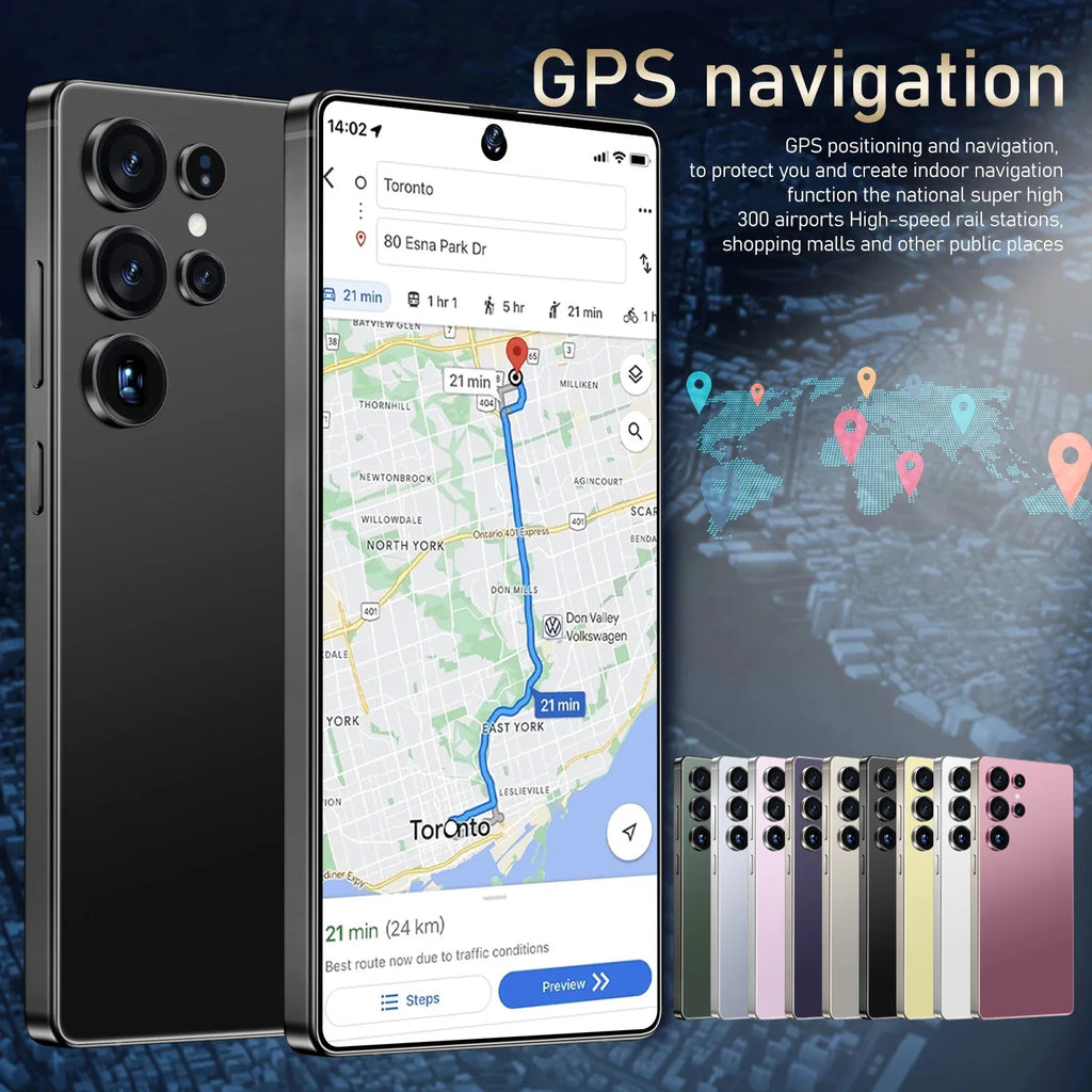 IVMI Global Vision XS25 Ultra Smartphone Android 3GB RAM 16GB ROM 6.9 Inch Dual SIM 4G Network 2+5MP Mobile Phones