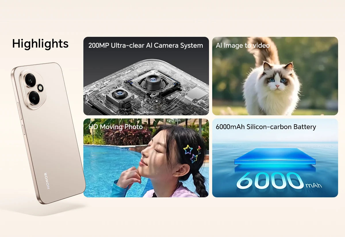 HONOR 400 5G 12GB+256GB Global Version Smartphone 6.55'' AMOLED