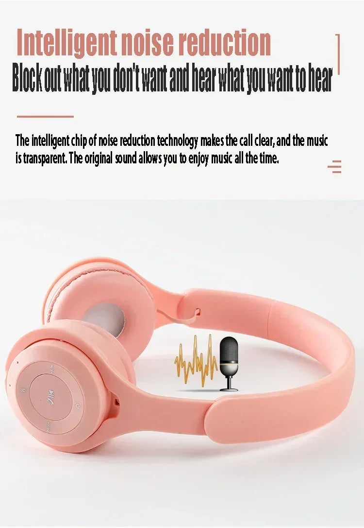 Stereo Y08 Headset 5.3 Bluetooth Headset Folding Wireless Sports Earphone Gaming Headsets Over-ear Headphones for Android ios