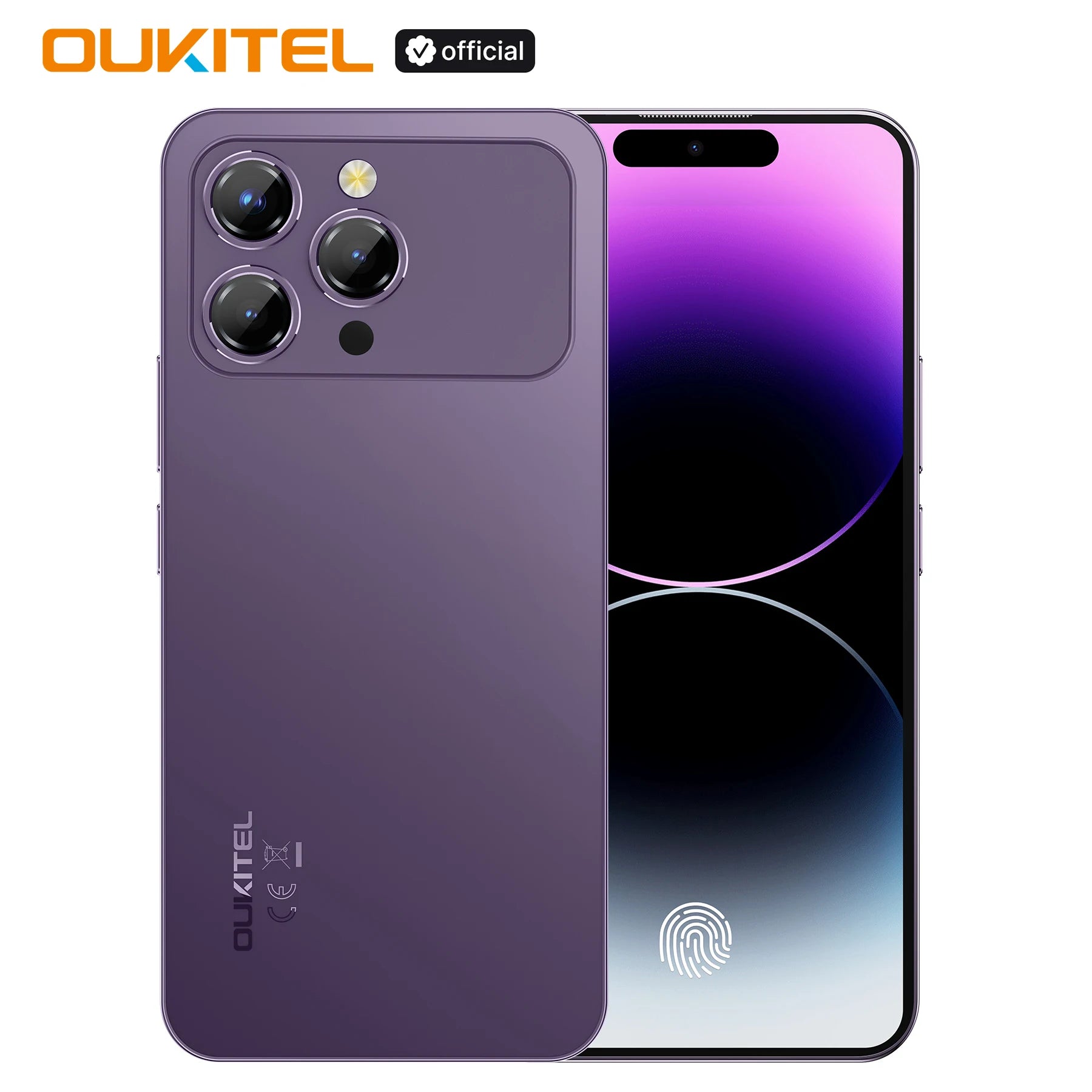 OUKITEL P1 PRO Smartphone Android 15, 6.7-inch FHD+ AMOLED 120Hz, 24(8+16)GB+512GB ROM Dual 4G Cellphone, 5150mAh Battery