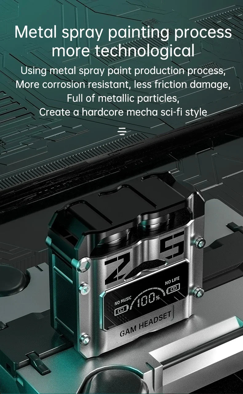 M25 TWS Wireless Headphones Earphones Bluetooth Touch Control Noise Reduction Stereo Waterproof Earbuds Headsets With Microphone