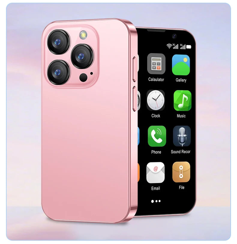 SERVO 16SE Mini Smartphone 16GB ROM Android 9.0 Wifi Dual SIM Standby Play Store 3G WCDMA 3.0"Little Smart Cellphone New Version