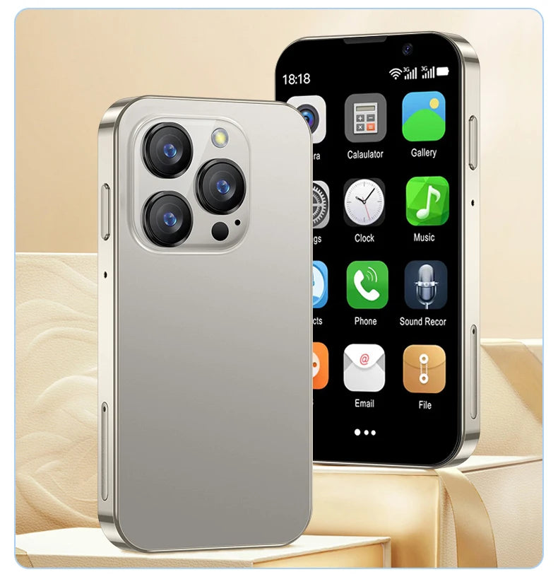 SERVO 16SE Mini Smartphone 16GB ROM Android 9.0 Wifi Dual SIM Standby Play Store 3G WCDMA 3.0"Little Smart Cellphone New Version