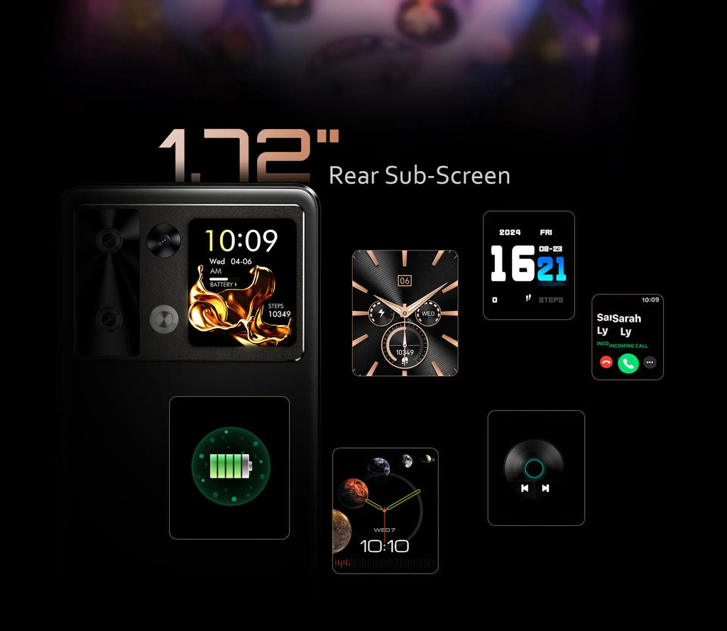 Cubot P90 4G Smartphone Helio G100 Octa-core 24GB+256GB 6.88-Inch 120Hz Display 5100mAh Battery 64MP Camera Android 15 Phone