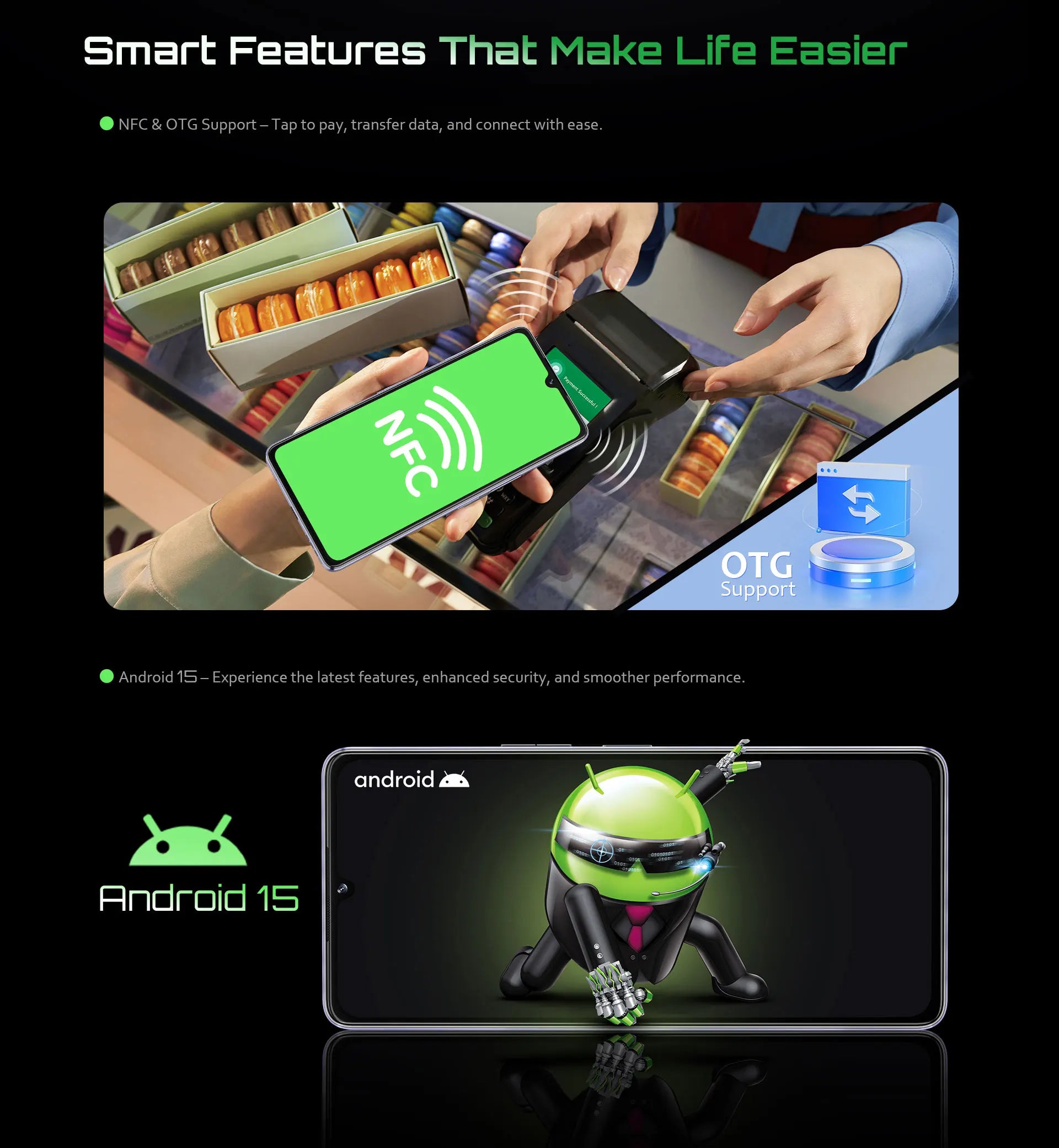 Cubot P90 4G Smartphone Helio G100 Octa-core 24GB+256GB 6.88-Inch 120Hz Display 5100mAh Battery 64MP Camera Android 15 Phone