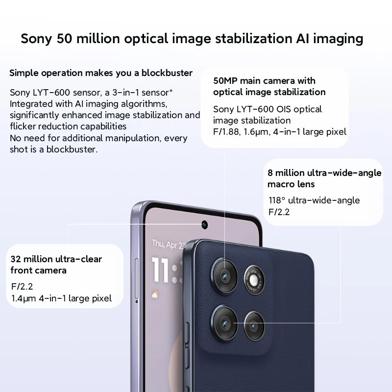 Motorola Moto G100 Pro SmartPhone Dimensity 7300 Global ROM  6.7-inch 1.5K pOLED 120Hz Display 50MP AI Camera 6720mAh Cellphone